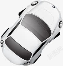 创意扁平模型渲染白色的汽车png免抠素材_新图网 https://ixintu.com 创意 扁平 模型 汽车 渲染 白色