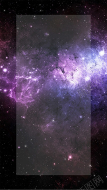 星空摄影蓝紫色背景H5背景背景
