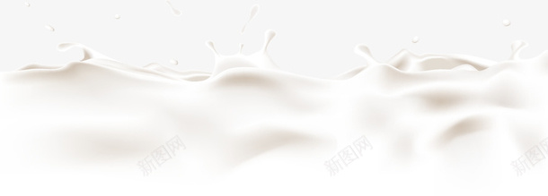 丝滑的牛奶液体png免抠素材_新图网 https://ixintu.com 丝滑 液体 溢出 牛奶