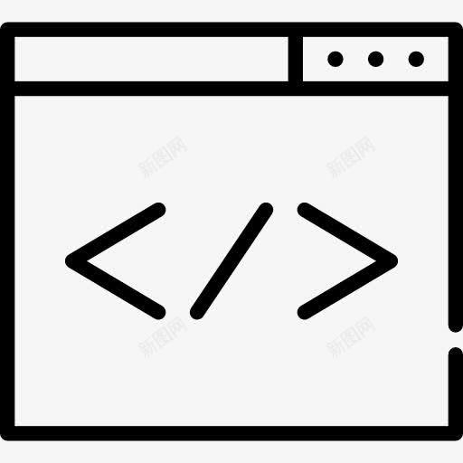 编码图标png_新图网 https://ixintu.com 多媒体 浏览器 编码 编程语言 计算