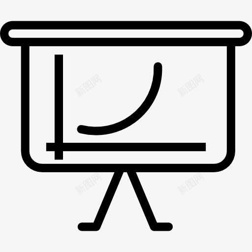 线图图标png_新图网 https://ixintu.com 业务 商业和金融 图 图形 增长 效益统计 箭头 线图 统计