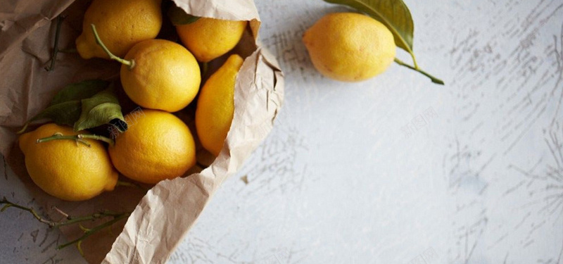 柠檬背景图jpg设计背景_新图网 https://ixintu.com 柠檬 黄色 植物 静物 海报banner 摄影 风景