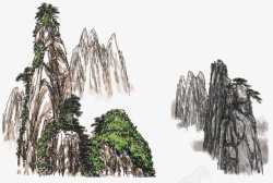 中国山水海报元素7素材