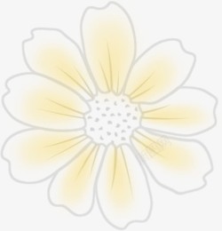 手绘抽象花朵纹理素材