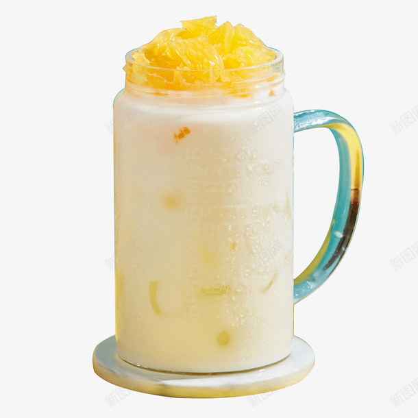 奶茶果汁鲜橙冻png免抠素材_新图网 https://ixintu.com 奶茶 果汁 橙子 牛奶
