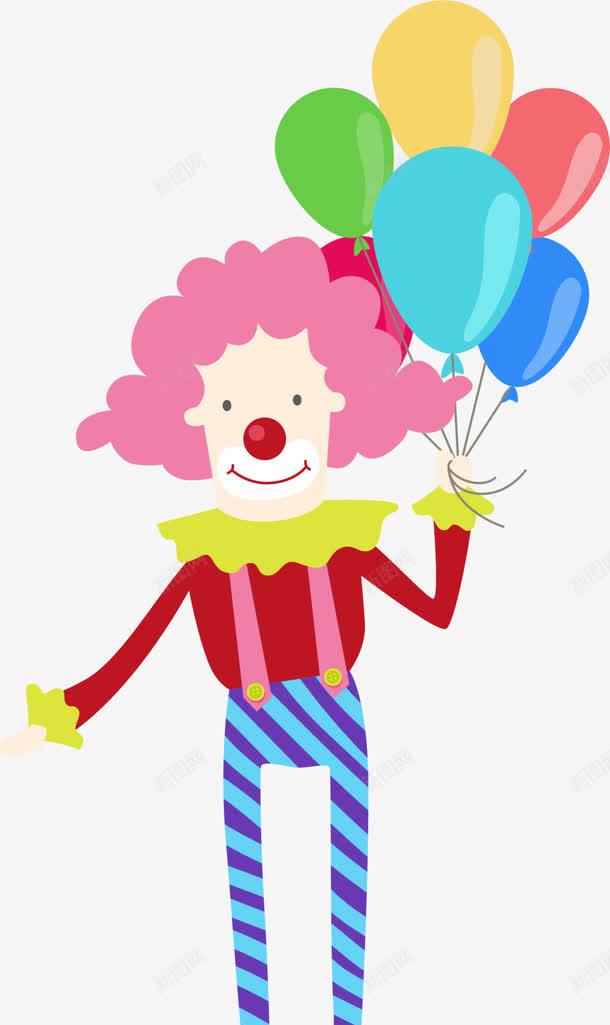 可爱微笑气球小丑png免抠素材_新图网 https://ixintu.com 4月1号 小丑 微笑表情 恶作剧 愚人节 气球小丑 马戏团