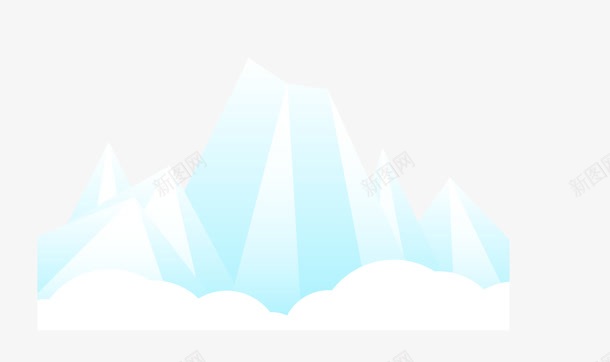 小南极冰山png免抠素材_新图网 https://ixintu.com 冰山 冰河世纪 南极 南极冰山 小型冰山 模型 雪花