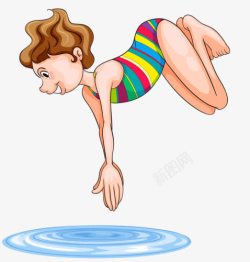 女跳水员跳水女高清图片