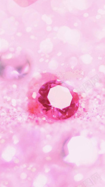 唯美浪漫粉色水晶H5背景背景