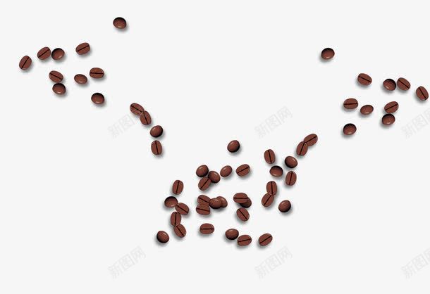 咖啡豆豆psd免抠素材_新图网 https://ixintu.com 咖啡豆豆