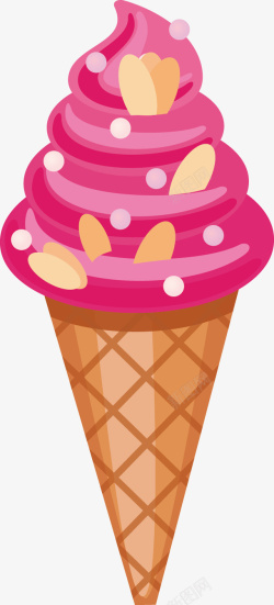 冰淇淋卡通素材卡通冰淇淋矢量图高清图片