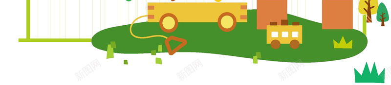 绿色清新儿童童真促销海报jpg设计背景_新图网 https://ixintu.com 促销海报 儿童 儿童促销 清新 玩具 童真 简约儿童 绿色