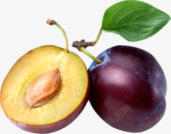 plum黑色水果李子果高清图片