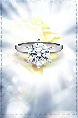 珠宝广告素材钻石戒指珠宝首饰高清图片