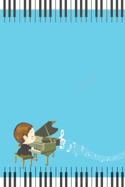 招生乐器音乐梦想钢琴培训海报背景高清图片