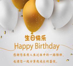 祝福话字生日的感谢信可以放在任何地方使用高清图片