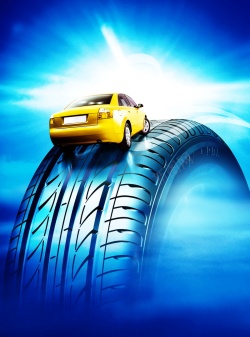 汽车轮胎海报汽车轮胎广告高清图片