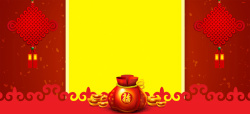 中国风中国结礼品新春活动背景海报banner高清图片