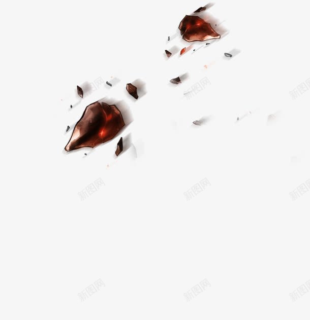 红色晶石漂浮装饰png免抠素材_新图网 https://ixintu.com 晶石 漂浮 红色 装饰