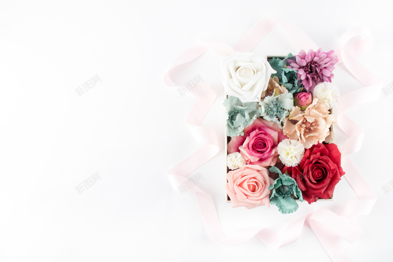 色彩艳丽的花jpg设计背景_新图网 https://ixintu.com 彩色 花朵 花 玫瑰