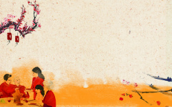 贺新春节日新年年夜饭广告素材高清图片
