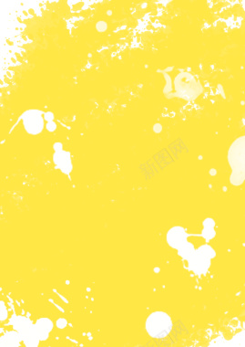 黄色斑点海报背景背景