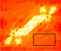 渐变水彩水彩橙色火焰渐变文艺背景矢量图高清图片