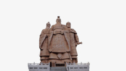 汉中旅游石门栈道雕像高清图片