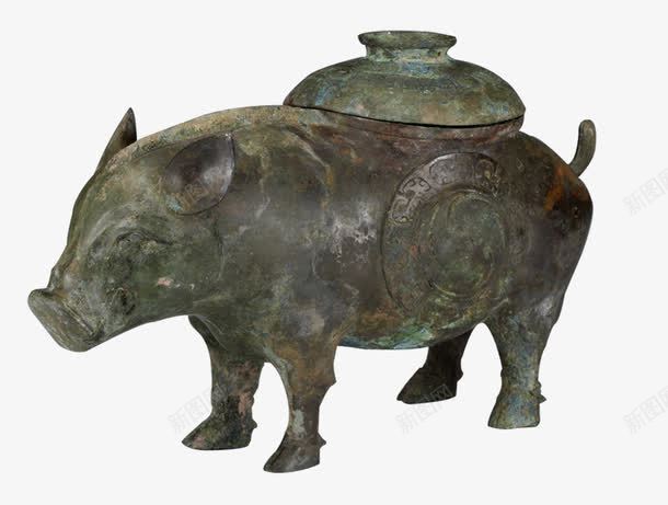 产品实物文物古代猪png免抠素材_新图网 https://ixintu.com 产品实物 古代 文物 猪