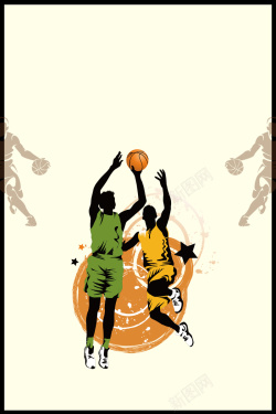 高清篮球大灌篮篮球运动比赛高清图片