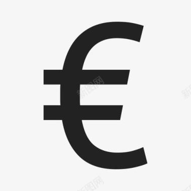 欧元金融金融钱付款金融图标图标