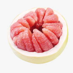 维C水果红心蜜柚三红柚子高清图片