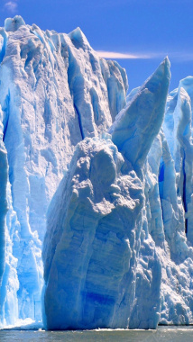 大气炫酷蓝色冰山H5背景背景