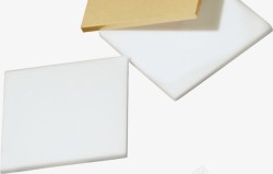 白色黄色方形纸板素材