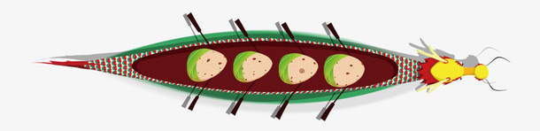 端午粽子龙舟psd免抠素材_新图网 https://ixintu.com PNG 端午 粽子 龙舟