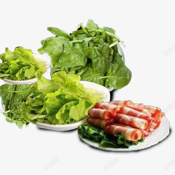 火锅食材实物png免抠素材_新图网 https://ixintu.com 植物 火锅 肉 蔬菜 食材