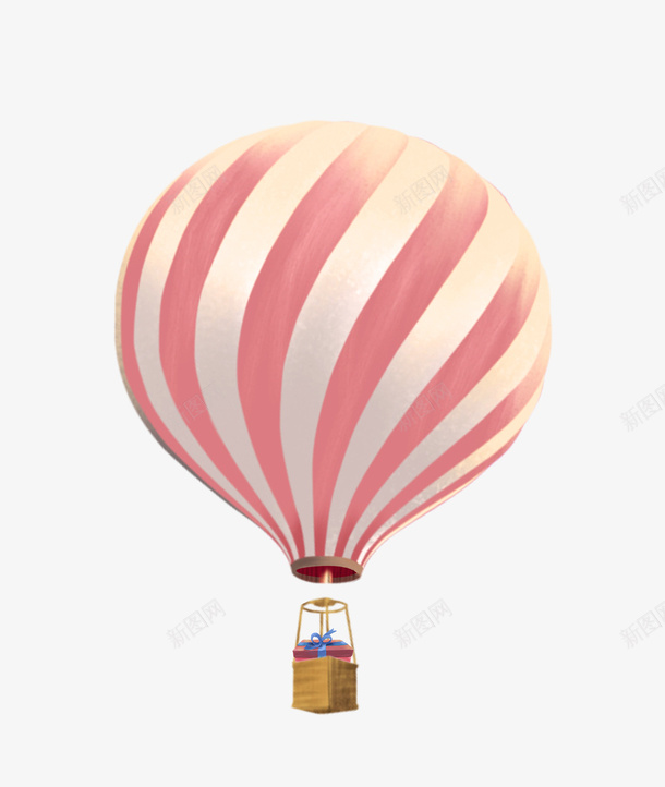 红色的手绘热气球png免抠素材_新图网 https://ixintu.com 手绘气球 气球 空气球 红色气球 红色热气球