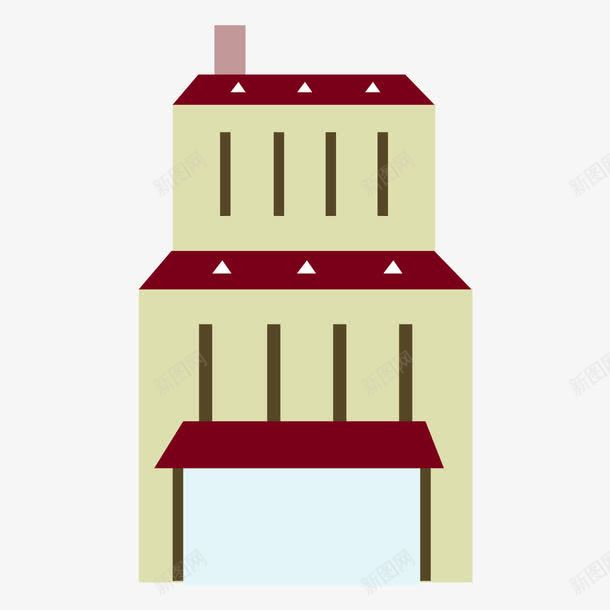 扁平化大厦png免抠素材_新图网 https://ixintu.com 大厦 建筑 扁平化 素材