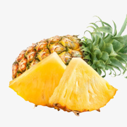 菠萝黄色诱人素材