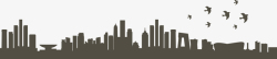 城市建筑城市建筑剪影矢量图高清图片