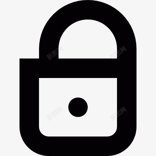锁上的锁图标png_新图网 https://ixintu.com 关闭 密码 工具和器具 挂锁 锁 限制