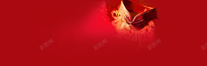 中国元素背景图jpg设计背景_新图网 https://ixintu.com 中国风 喜气 简单 大红色 海报banner 新娘服