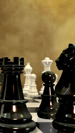 象棋文化国际象棋企业文化H5背景素材高清图片