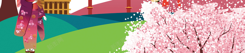 粉色手绘日本旅行樱花背景jpg设计背景_新图网 https://ixintu.com 日本旅行 樱花背景 手绘 樱花 粉色 日本 旅游 花瓣