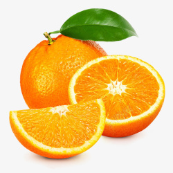 橙汁橙子橘子切开素材