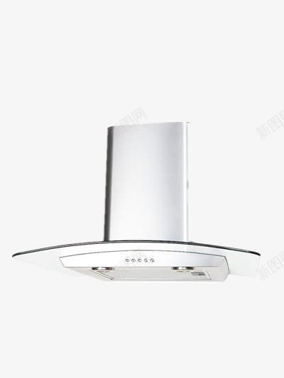 柱式抽油烟机png免抠素材_新图网 https://ixintu.com 现代 瓷质 白色