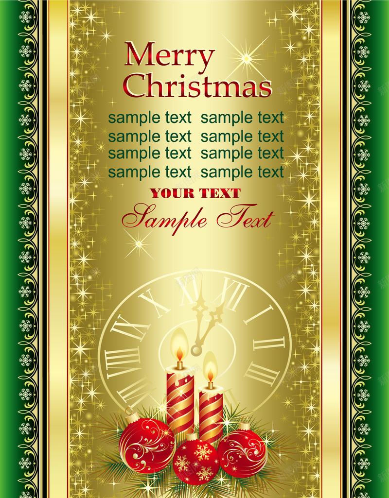 金色圣诞背景素材jpg设计背景_新图网 https://ixintu.com 金色 蜡烛 圣诞 海报 背景