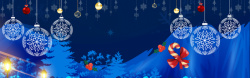 冬季浪漫大牌圣诞banner海报背景背景