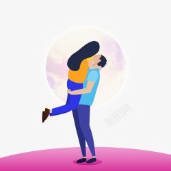 男女拥抱拥抱的情侣恋人高清图片