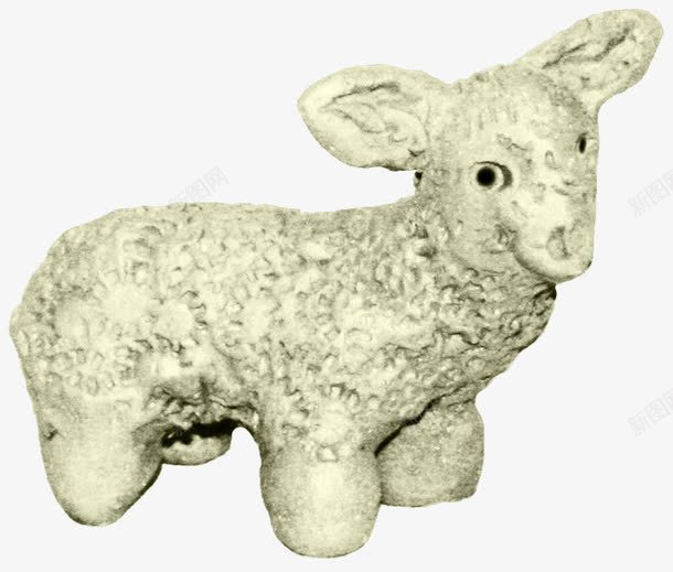 玩具3D绵羊png免抠素材_新图网 https://ixintu.com 3D 免抠 玩具 素材 绵羊